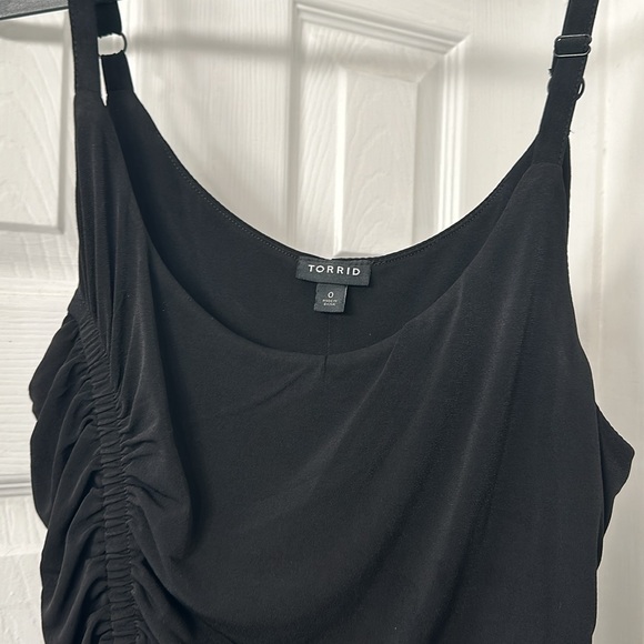 Curve Hugging Black Torrid Dress - Picture 2 of 4